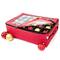Santa&#x27;s Bag 48ct. 3&#x22; Christmas Ornament Storage Box with Clear Lid